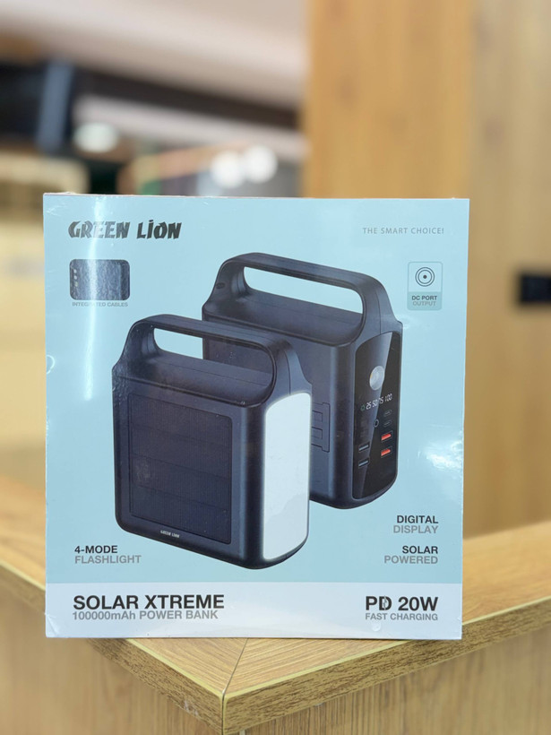 پاوربانک خورشیدی 100000 گرین لاین مدل Solar XTREME