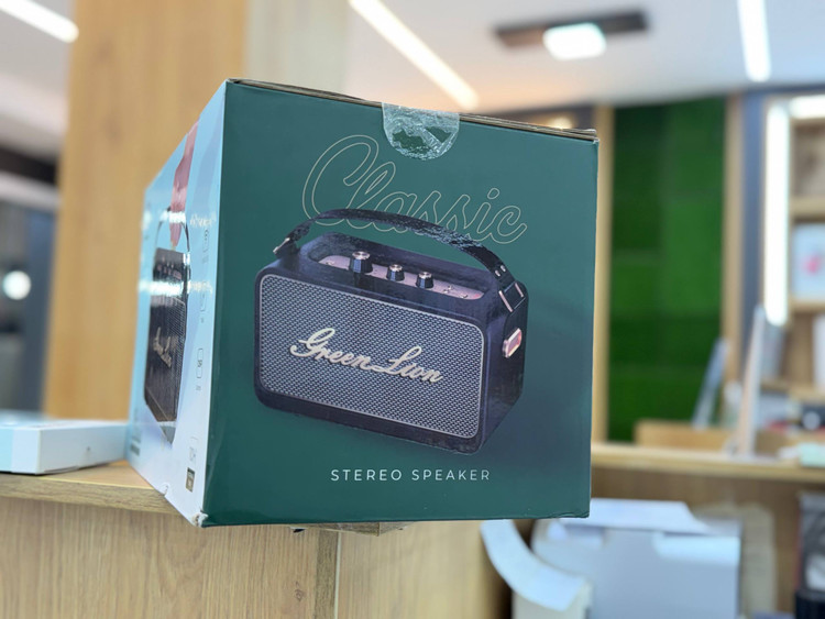 اسپیکر استریو کلاسیک گرین Green classic stereo speaker