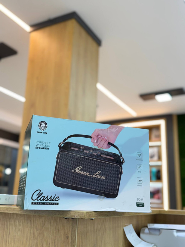 اسپیکر استریو کلاسیک گرین Green classic stereo speaker